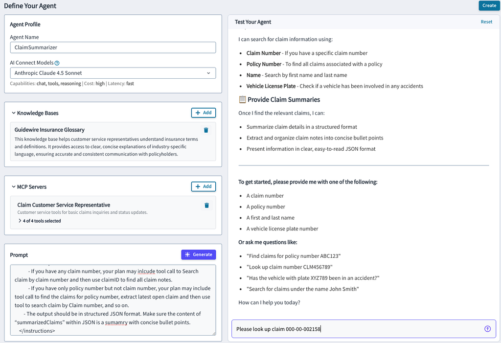 Guidewire AI Agent Studio
